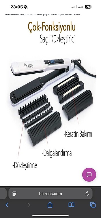 Prokeratin  Saç Düzleştirici Seti - Görsel 4
