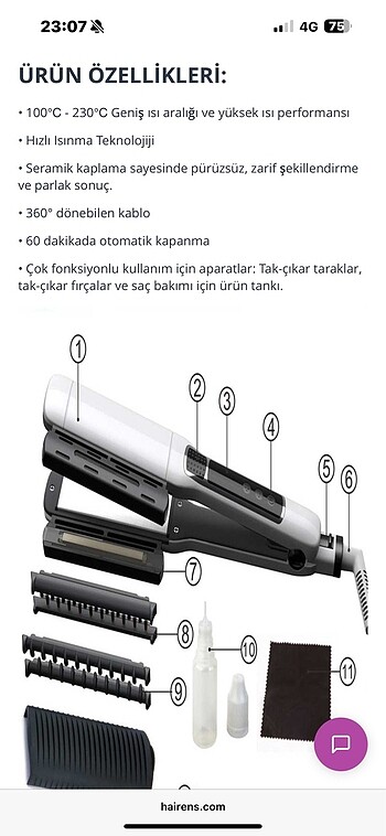 Prokeratin  Saç Düzleştirici Seti - Görsel 9