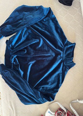 Şık Crop Kadife Kumaş 2li - Görsel 4