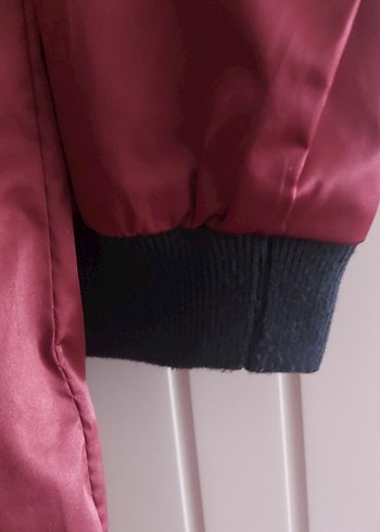 Bordo Midi Boy Kadın Yağmurluk - Görsel 7