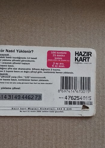 Turkcell Karikatürlü Kontür Kart - Görsel 2