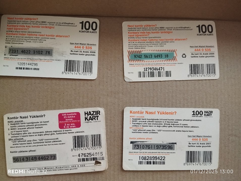 Turkcell Nostaljik Kontür Kartları - Görsel 2