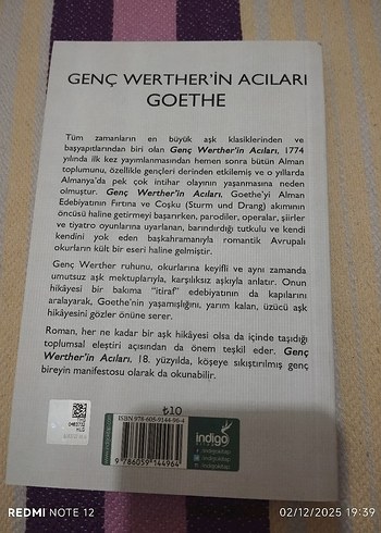 Genç Werther'in Acıları - Goethe - Görsel 2