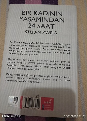 Bir Kadının Yaşamından 24 Saat - Stefan Zweig - Görsel 2