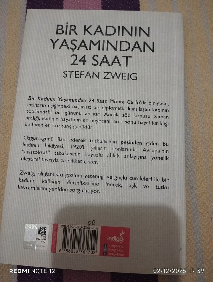 Bir Kadının Yaşamından 24 Saat - Stefan Zweig - Görsel 2