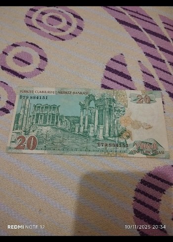 20 Yeni Türk Lirası Banknot - Görsel 2
