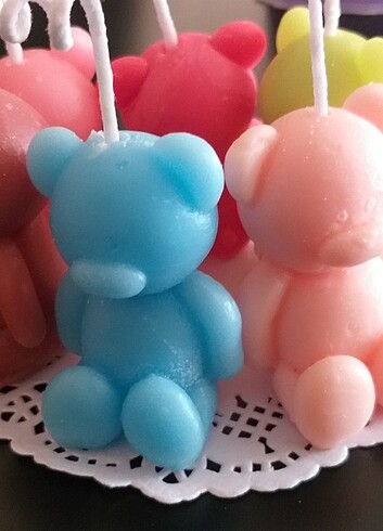 Sivimli ayıcık mumu  100% soyawax vegan  - Görsel 4