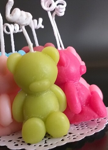 Sivimli ayıcık mumu  100% soyawax vegan  - Görsel 8