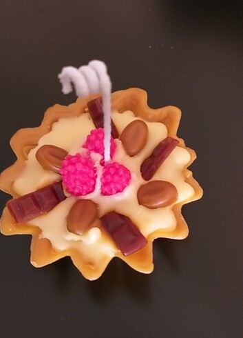3 adet tart tatlısı mumu  - Görsel 6