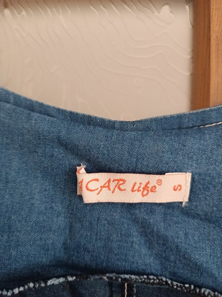 Kadın Lacivert Kot Uzun Elbise - Görsel 5