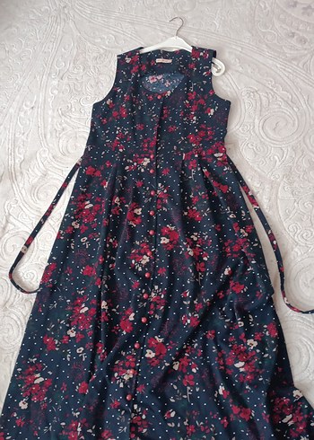 Lacivert Bohem Salaş Hamile Elbisesi - Görsel 5