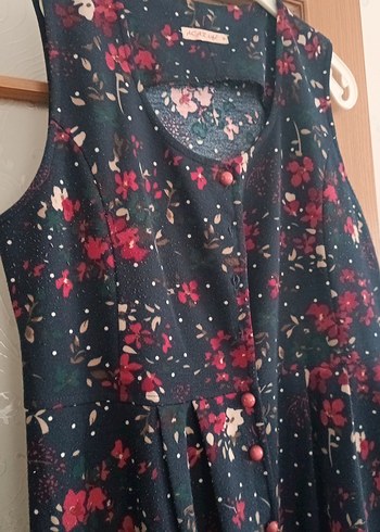 Lacivert Bohem Salaş Hamile Elbisesi - Görsel 2