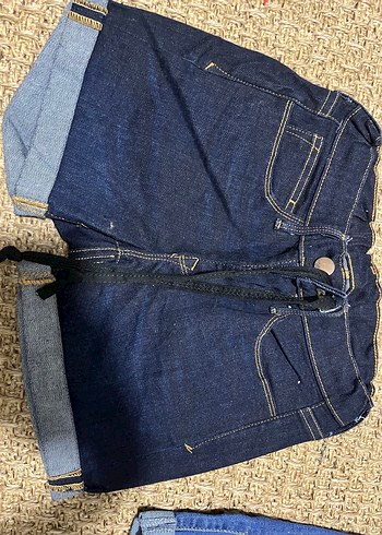 Mavi Mini Kadın Kot Şort - Görsel 2