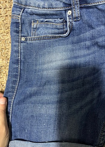 Mavi Mini Kadın Kot Şort - Görsel 3