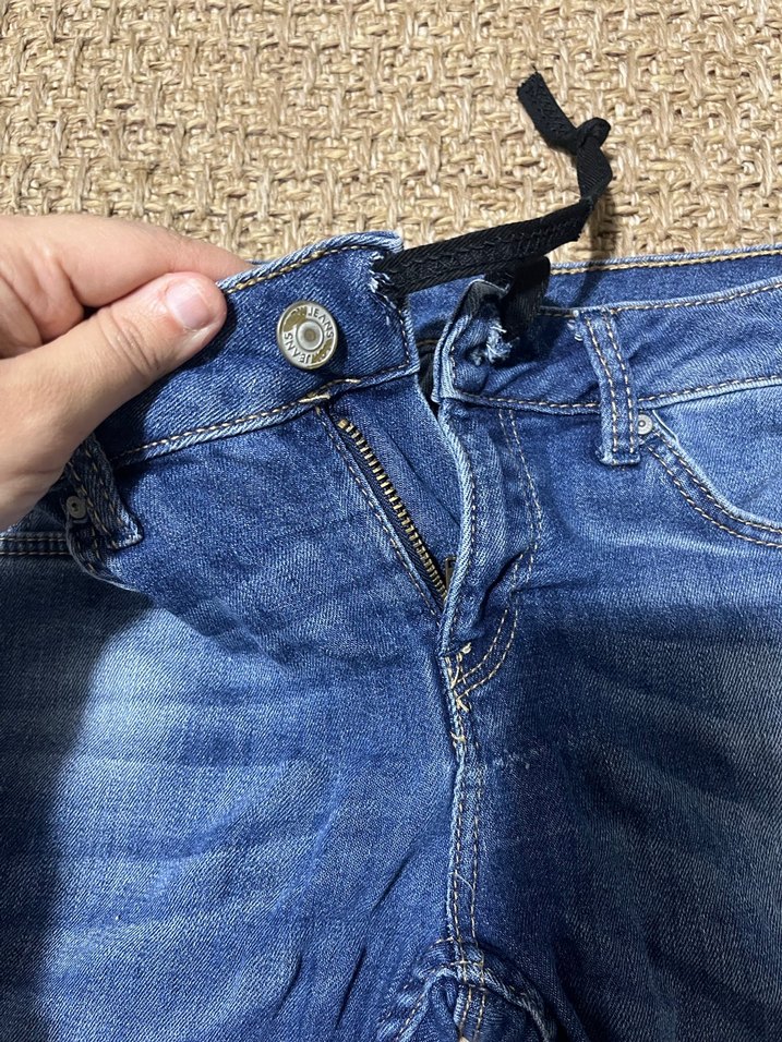 Mavi Mini Kadın Kot Şort - Görsel 4