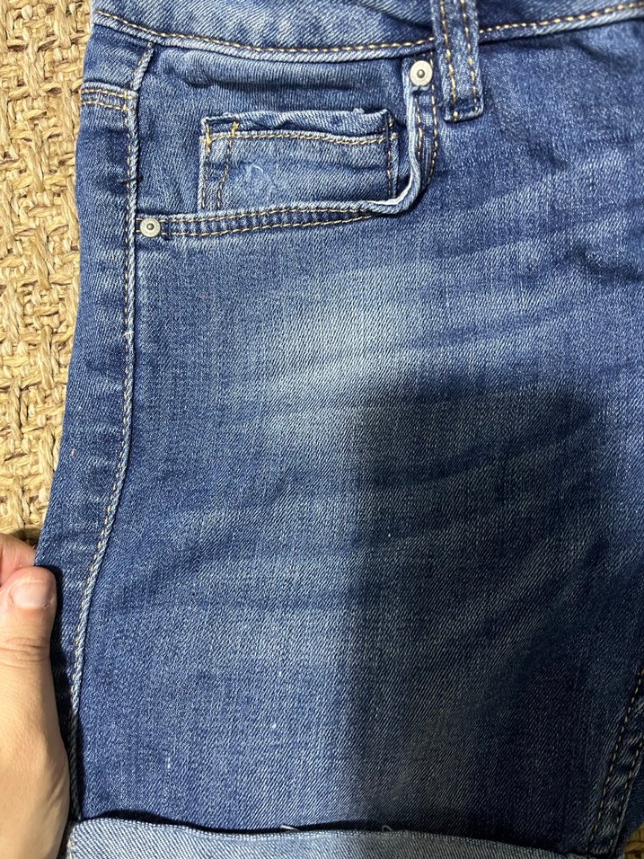 Mavi Mini Kadın Kot Şort - Görsel 3