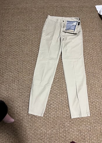 Düğmeli Gri Erkek Kısa Pantolon - Görsel 4