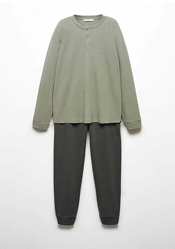 Mango sıfır etiketli erkek pijama takımı