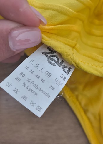 Kadın Sarı Pilili Bikini Altı - Görsel 3