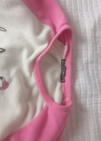 LC Waikiki Pembe Uzun Kollu Kız Tişörtü Payetli
