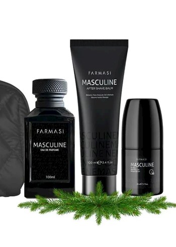 Farmasi Masculine Erkek Bakım Seti Siyah - Görsel 2