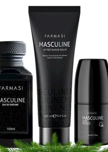 Farmasi Masculine Erkek Bakım Seti Siyah - Görsel 4