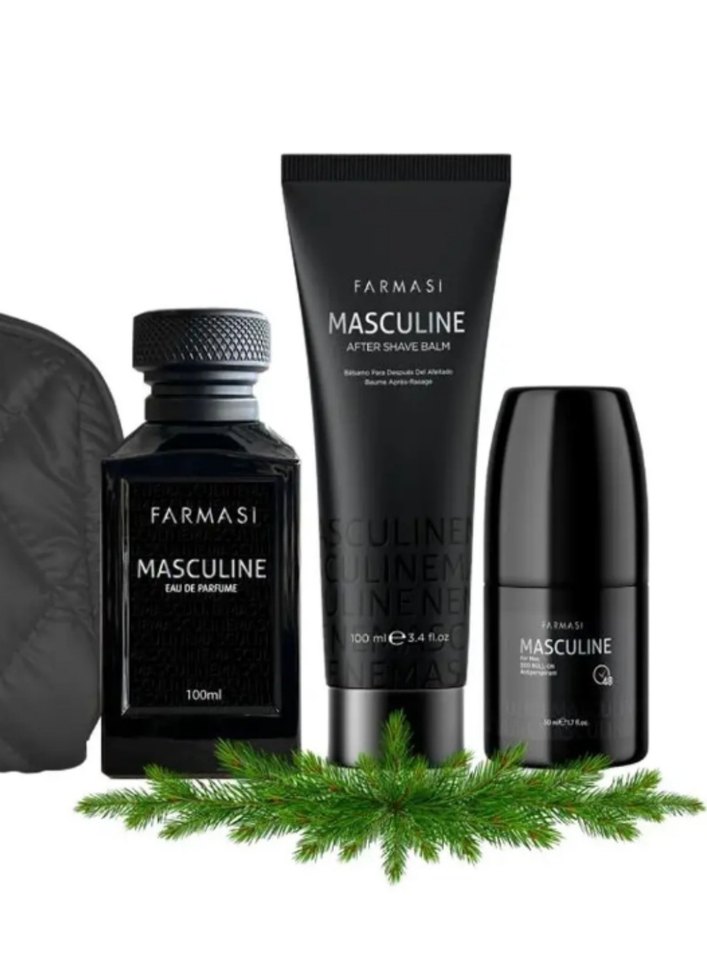 Farmasi Masculine Erkek Bakım Seti Siyah - Görsel 2