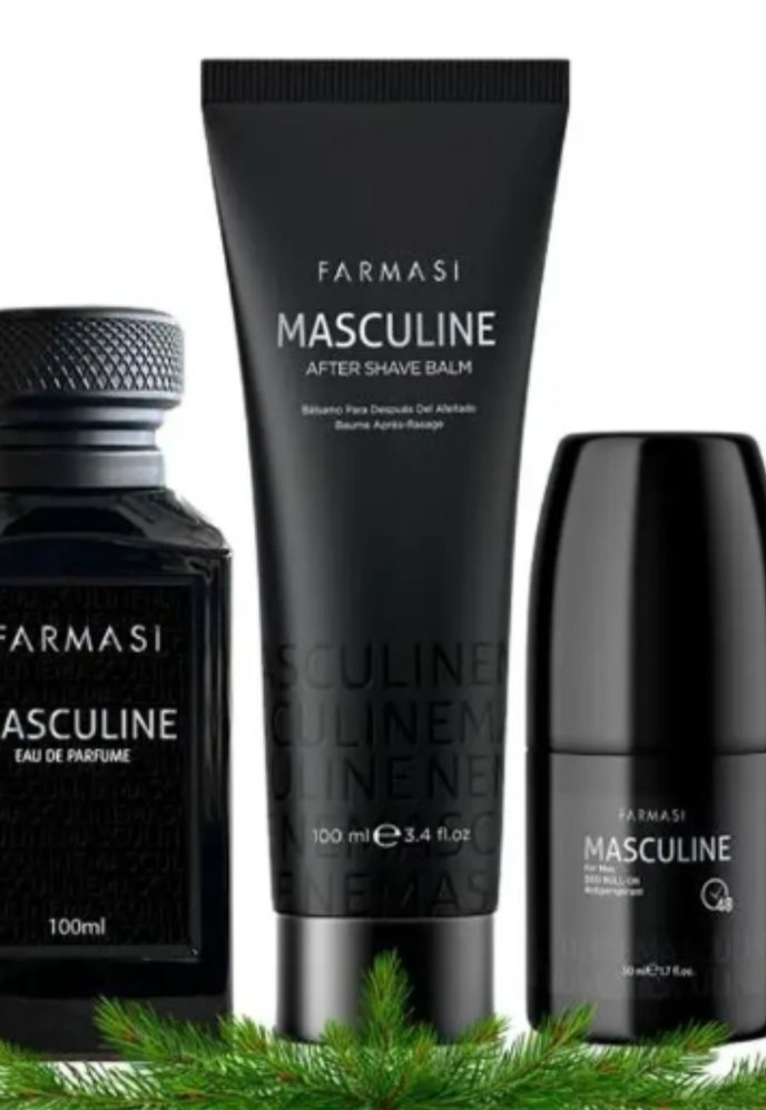 Farmasi Masculine Erkek Bakım Seti Siyah - Görsel 4