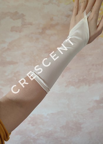 Kırık beyaz Kadın Eldiveni - Görsel 4