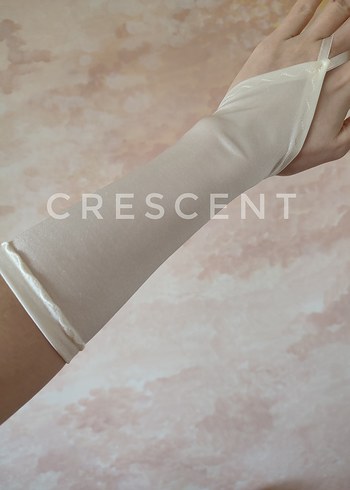 Kırık beyaz Kadın Eldiveni - Görsel 2