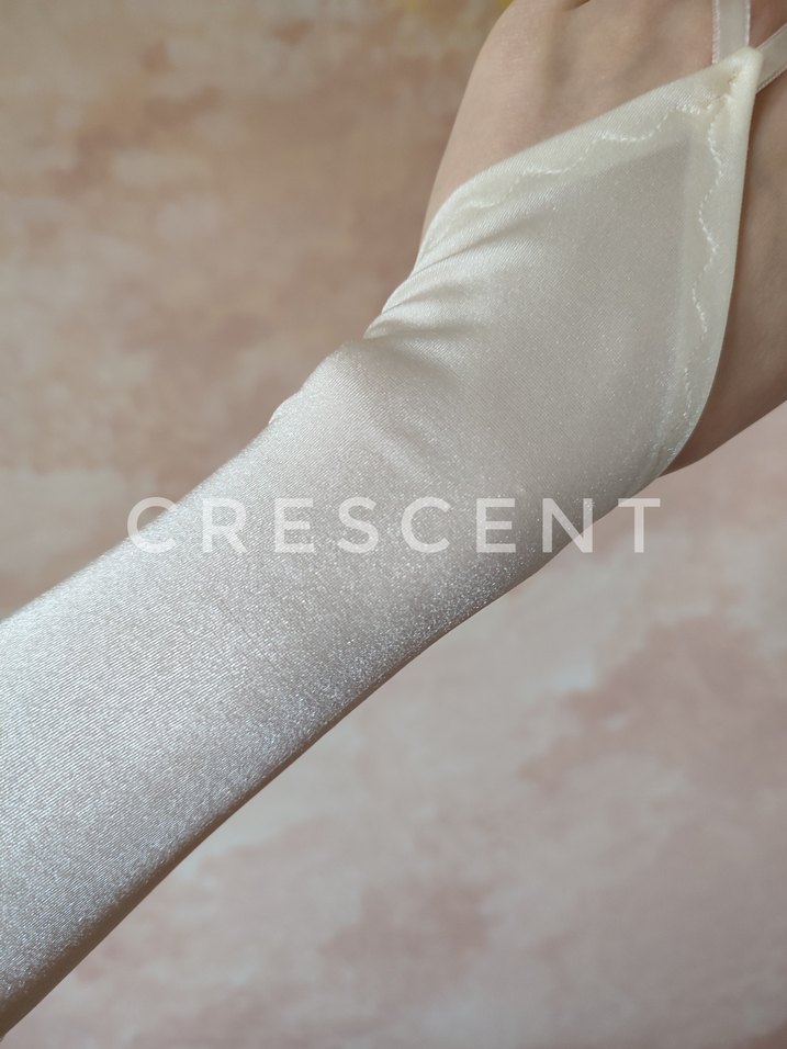 Kırık beyaz Kadın Eldiveni - Görsel 3