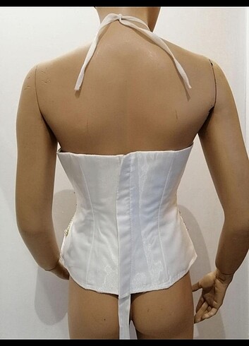36 Beden beyaz Renk Büstiyer corset
