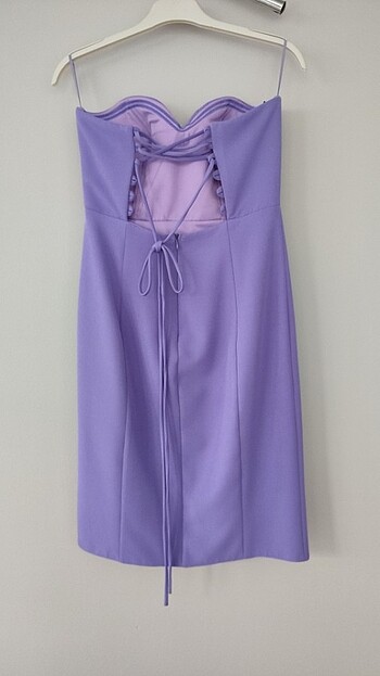 Yeni sezon lila abiye  - Görsel 5