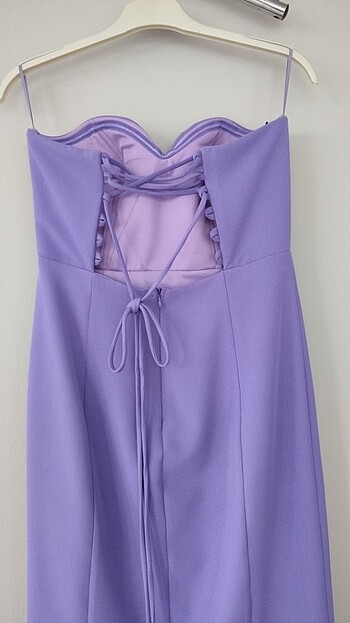 Yeni sezon lila abiye  - Görsel 6