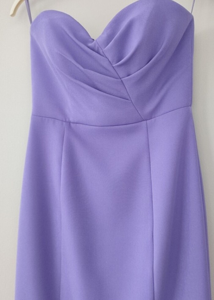 Yeni sezon lila abiye  - Görsel 3