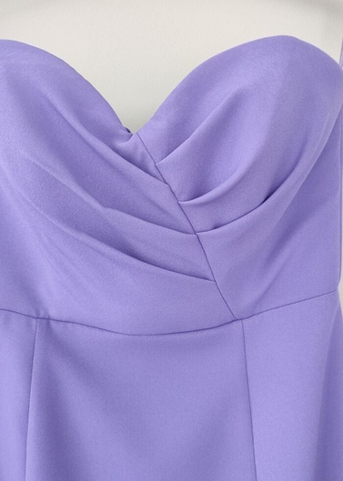 Yeni sezon lila abiye  - Görsel 4