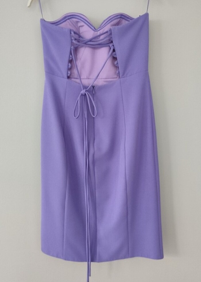 Yeni sezon lila abiye  - Görsel 5