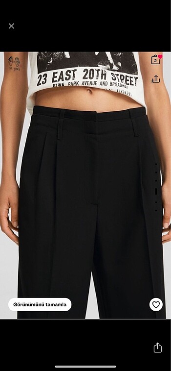 Bershka siyah pantolon