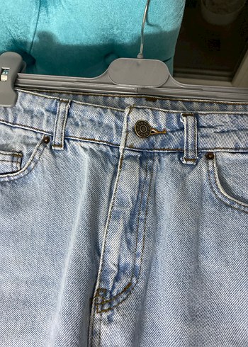 Mavi Loose Fit Midi Denim Kadın Kot Pantolon - Görsel 8