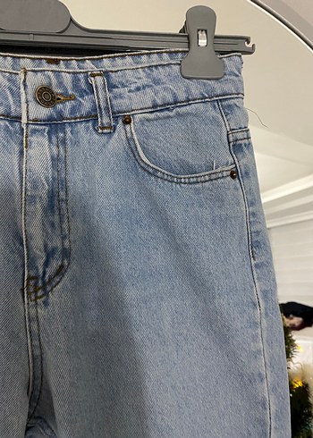 Mavi Loose Fit Midi Denim Kadın Kot Pantolon - Görsel 4