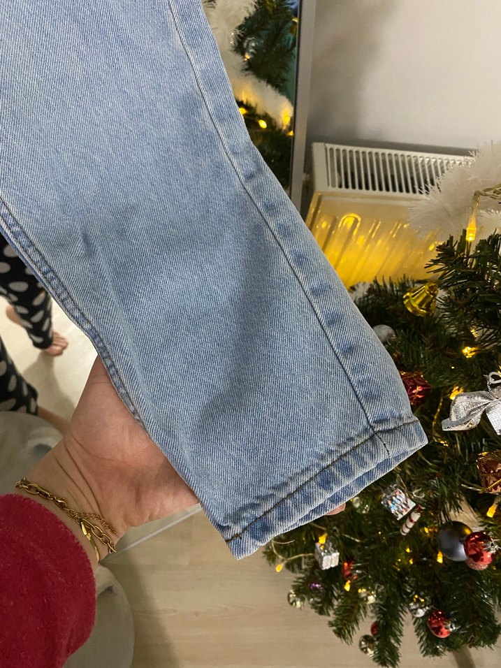 Mavi Loose Fit Midi Denim Kadın Kot Pantolon - Görsel 5
