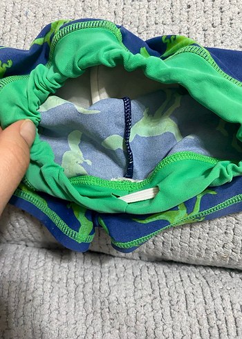 Erkek Çocuk Mavi Dinazor Desenli Mayo - Görsel 2