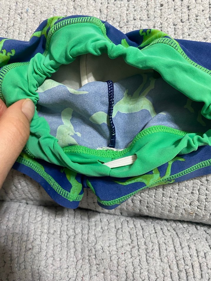 Erkek Çocuk Mavi Dinazor Desenli Mayo - Görsel 2