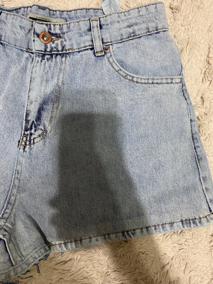 Mavi Loose Fit Mini Denim Şort - Görsel 3