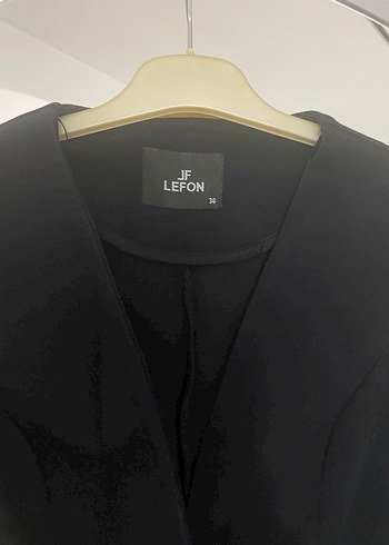 Düğmeli Lacivert Kadın Blazer Ceket - Görsel 5