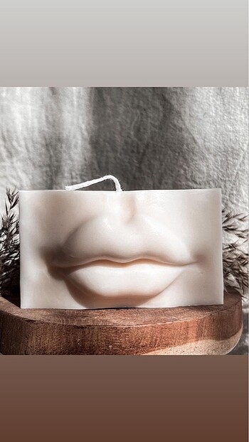 Lipss doğal soya wax mum