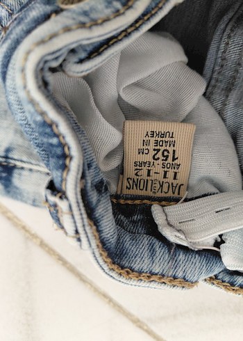 cocuk jean şort 11 12 yas ve tshirt - Görsel 2