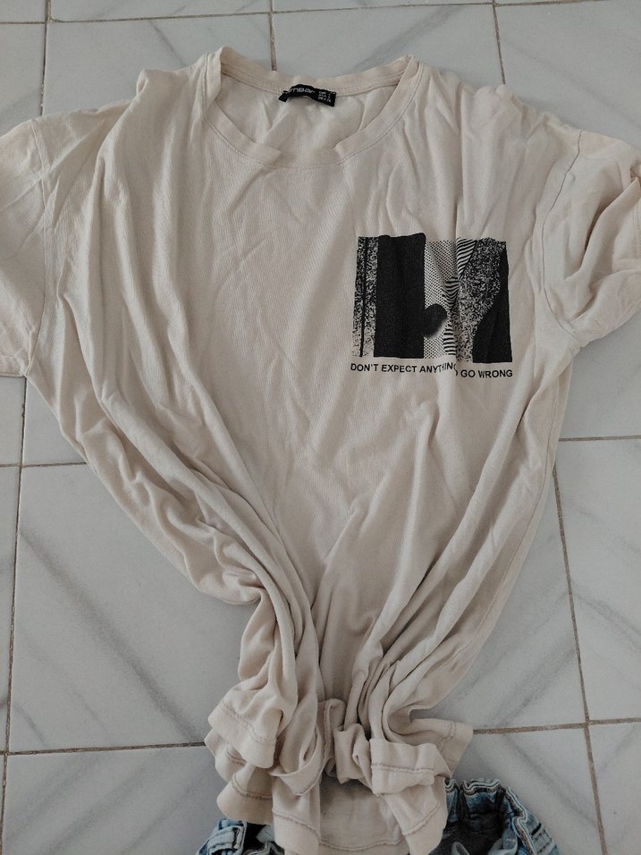 cocuk jean şort 11 12 yas ve tshirt - Görsel 4