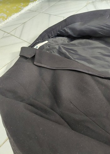 H&M siyah yakası saten şeritli cocuk ceket 11 13 yas - Görsel 4