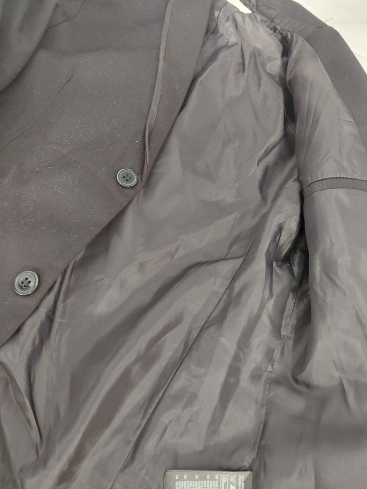 H&M siyah yakası saten şeritli cocuk ceket 11 13 yas - Görsel 3